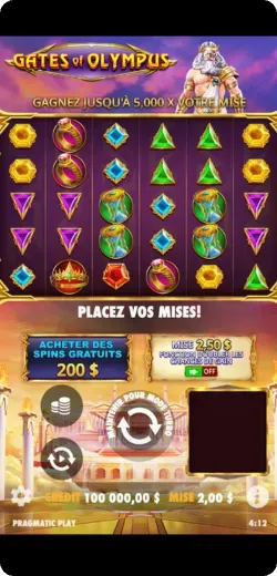 Gates of Olympus Jeu de casino
